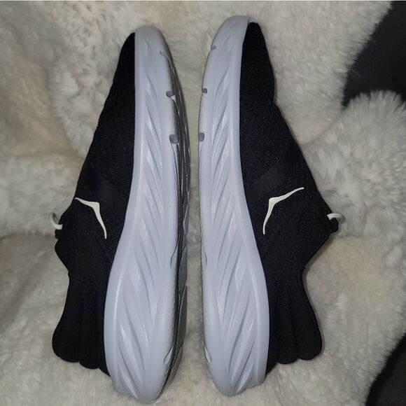 HOKA Ora Recovery Shoe 2 Black / White Slip On Women's Size 9 - Picture 6 of 11